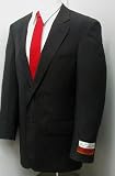 Brand New Italian Designed Hand Tailored Loriano 100% Virgin Wool Super 140s Men's Two Button Brown Pinstripe Dress Suit