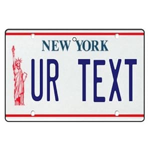 Personalisierter NEW YORK NUMMERNSCHILD / KENNZEICHEN Auto