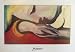 Pablo Picasso (The Rest) White Wood-Mounted Art Poster Print - 24" X 36"