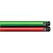 Radnor RAD64003379 Twin Welding Hose 1/4 dia 750 ft Grade T Green and Red