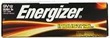 Energizer(R) 9-Volt Alkaline Industrial Batteries, Box Of 12