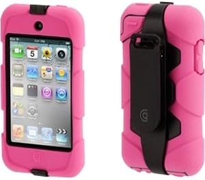 Griffin Th - Griffin Survivor Protective Case For Player Silicone, Polycarbonate Black/Pink For Apple Ipod Touch (4G) "Product Category: Supplies &amp; Accessories/A/V Carrying Cases"