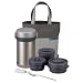 Kitchen & Housewares : Zojirushi Ms. Bento Stainless Steel Lunch Jar Set