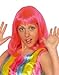 Cheerleader Wig (Neon Pink)
