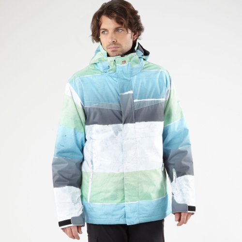 Quiksilver Last Mission Print 1 Men's Jacket Alpha Large