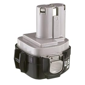 Makita 193157-5 1234 12-Volt 2.6 Amp Hour NiMH Pod Style Battery