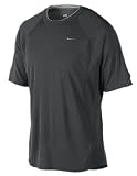 Nike Charcoal Dri-FIT UV Essential Mens Running Shirt