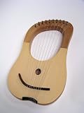 Lyre Harp, 10 String, Lacewood