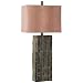 Kenroy Home 30894SL Slateworks Ripple Table Lamp in Slate