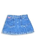 Pop Girlz - Toddler Girls Pleated Skort, Blue Denim