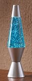 Turquoise Blue Glitter Lava Lamp