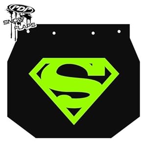 Superman Logo Design   on Design Sf Revspm17 Snowmobile Mud Flap Ski Doo Rev 2004 2007 Superman