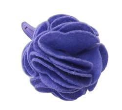 Handmade Felted Flower Hair Piece - Lavender Purple [Health and Beauty]