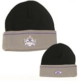 Los Angeles Kings Black/Gray 2-Tone Cuffed Knit Hat