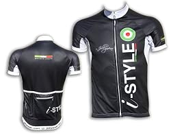 Cycling short sleeve Jersey (ISTYLE_VERTIGO- black) 4XL