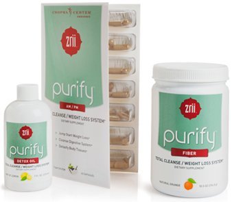 Chopra Center Endorsed: Purify Fiber Total Cleanse/weight Loss System - Natural Orange 10.5oz