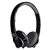 MEElectronics Air Fi Runaway Bluetooth Stereo Wireless Headphones with Microphone (Black/Grey)