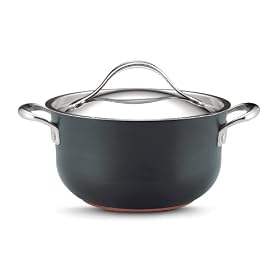 Anolon Nouvelle Copper 4-Quart Covered Casserole by Anolon