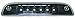 IPCW LED3-2040CB Bermuda Black LED Third Brake Light with Black Base - 1 Piece