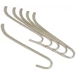 6 Nickel Plated Hook Bookmark for Beading Craft 4.75"