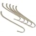 6 Nickel Plated Hook Bookmark for Beading Craft 4.75"
