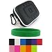 Assorted Colors + Carry Case for Flip Video and Flip Video Ultra Camcorder with Carabineer Clip and Screen Protector Shield + Bonus Young Micro - Live Green WristBand
