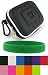 Assorted Colors + Carry Case for Flip Video and Flip Video Ultra Camcorder with Carabineer Clip and Screen Protector Shield + Bonus Young Micro - Live Green WristBand