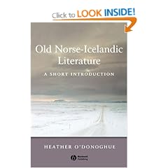 Old Norse-Icelandic Literature: A Short Introduction (Blackwell Introductions to Literature)