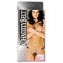 California Exotics Leather Chastity G-Belt with Lock & Keys