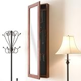 Wall-Mount Jewelry Mirror Cherry