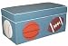 Jv Sports Storage Bench, 20Hx40W, BLUE MULTI