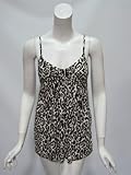 IMAGE OF Tart womens lila leopard black & white tank top S