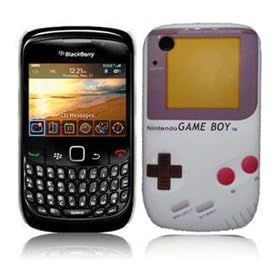 Gameboy Style Plastic Hard Case For Blackberry 8520