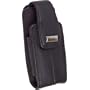 BlackBerry LambSkin CaseLeather Swivel Holster for BlackBerry 8100 - Pitch Black - Bulk Packaging