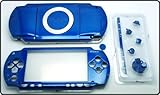 Metallic Blue - Sony PSP 1000 Full Housing Shell Cover Replacement with But ....