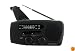 Etón FR150 Microlink Solar-Powered, Self-Powered AM/FM/Weatherband Portable Radio with Flashlight and Cell Phone Charger (Black)