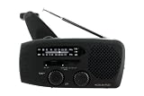 Eton FR150 Microlink Solar-Powered, Self-Powered AM/FM/Weatherband Portable Radio with Flashlight and Cell Phone Charger (Black)