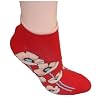 Lot of 3 Pairs Womens Poppy Flower Ped Socks