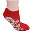 Lot of 3 Pairs Womens Poppy Flower Ped Socks