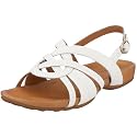 Timberland MELOSA SKIVED BCKSTRP WTE 61696, Damen Sandalen, weiss, (white )