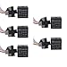 ESUPPORT Car Relay 12V 40A SPDT 5Pin Switch Socket Plug Wire Harness Automotive Pack of 5