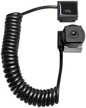 Cameta Off-Camera TTL Coiled Flash Cord (3-Ft Max) for Sony HVL-F36AM Flash, HVL-F56AM Flash and All Sony Alpha / Konica Minolta Maxxum Cameras