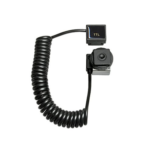 Adorama Off-Camera TTL Coiled Flash Cord for Sony Alpa Cameras, 3' Maximum Length.