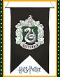 Discontinued Harry Potter Rare Slytherin Banner Flag