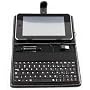 HDE 7" Tablet Stand with USB Keyboard - Black Faux&hellip by Generic