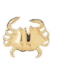 Dazzlers Solid 14karats gold Crab Slide Charm Pendant Available in three colors : White, Yellow and Rose Gold from jewelsberry (weights: 16.0 grams only)