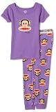 Paul Frank Tight Fitting PJ Set, 2 Piece, Purple, 18 Months