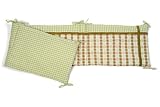 from Baby Boum Baby Boum Cotty Lime Patchwork Cot Bed Bumper (Lime, Brown and Orange,36 X 180cm) (Model 103COTTY74)