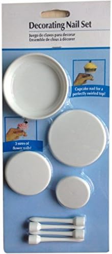 FLYMOR 4PCS Rose Needle Cream Flowers Tray Rotating Flower Embossing Modelling Craft