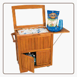 50 Qt Igloo MaxCold Wood Cabinet Cooler by Igloo